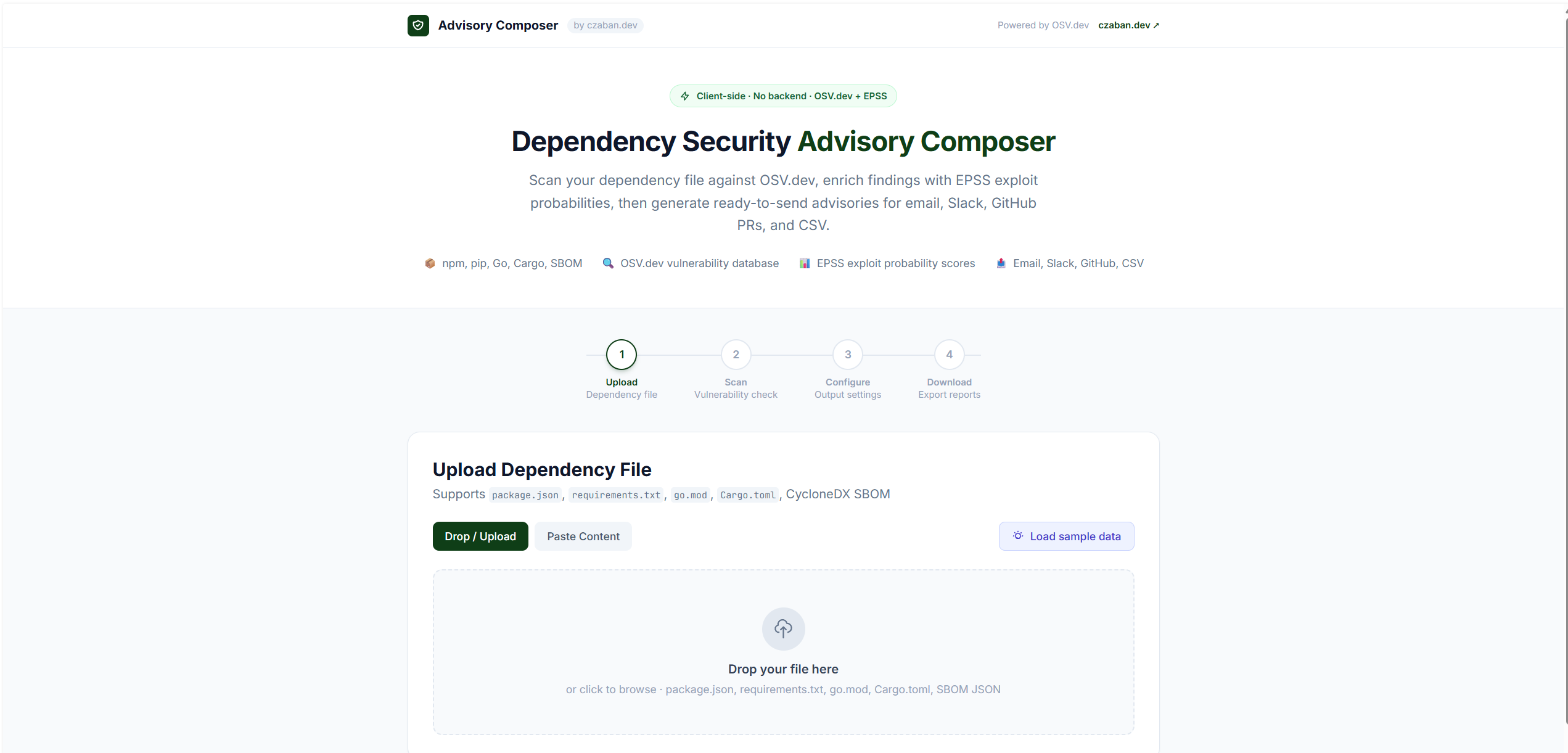 Advisory Composer