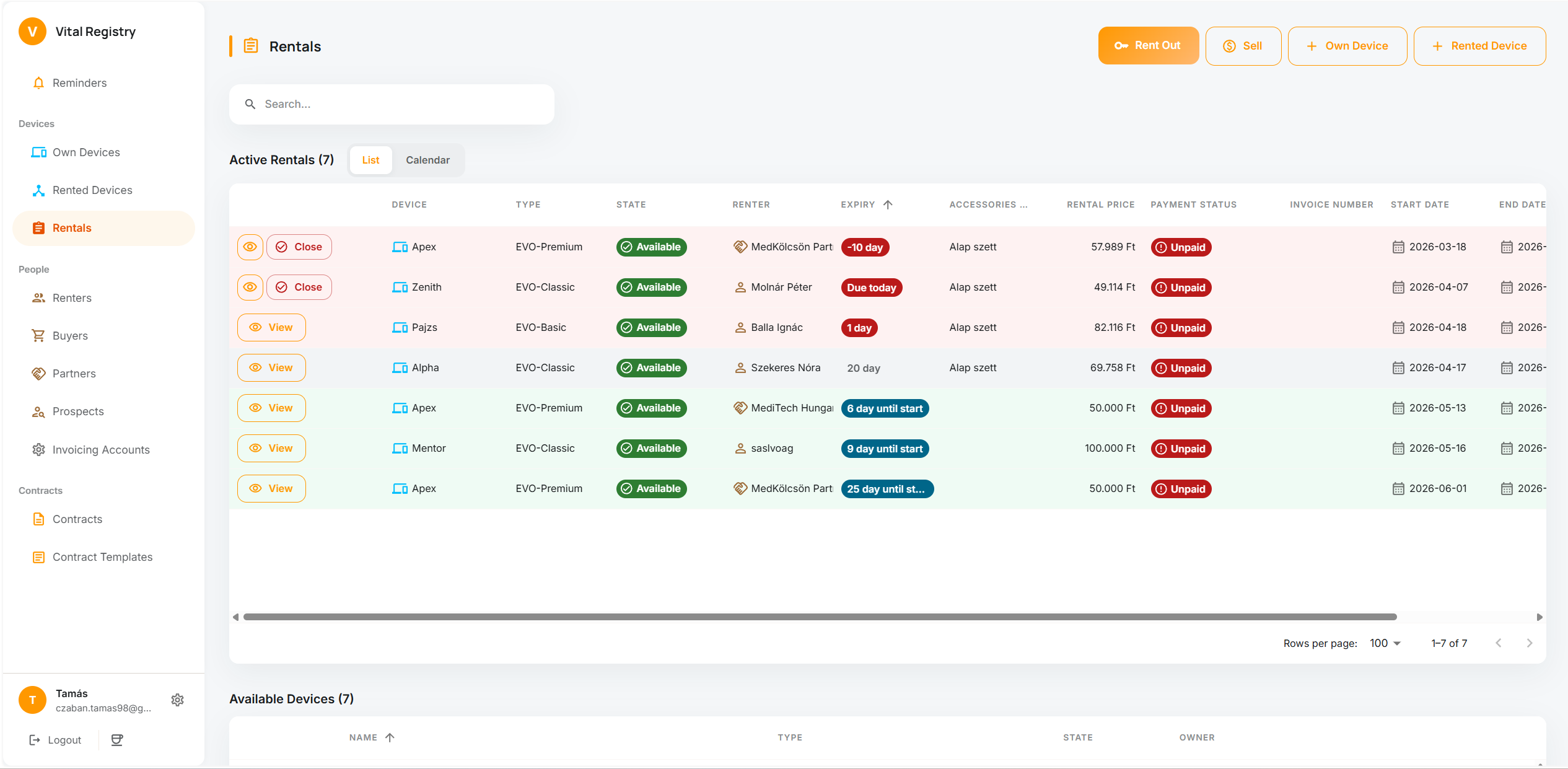 VitalRegistry